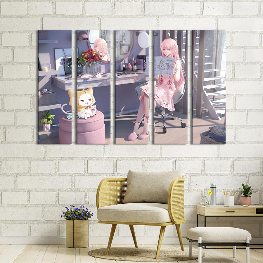 Картина на холсте Чудесная сияющая Ники 155x95 см (1508-51)