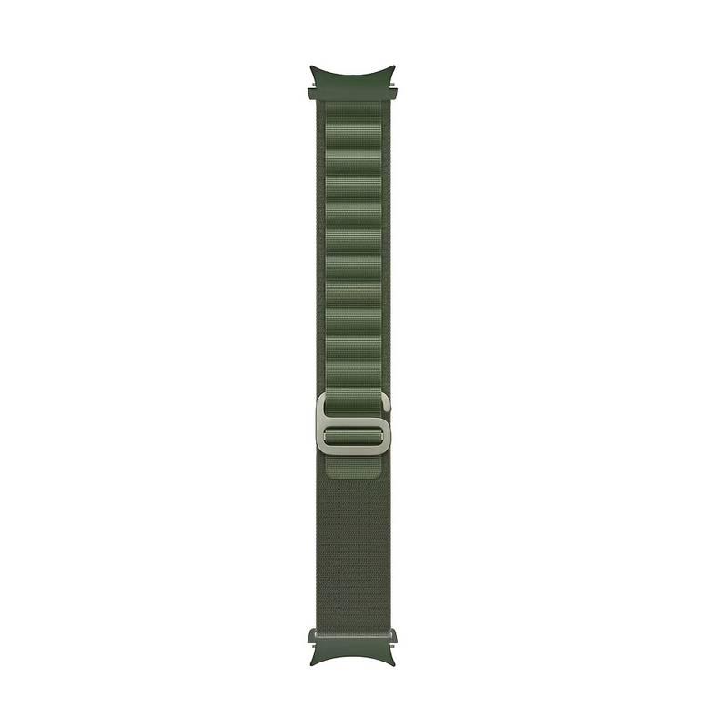 Ремінець нейлоновий Watchbands Cloth Wave для Samsung Galaxy Watch 4 Classic 46 мм Зелений (EP05-1WB16819503) - фото 3