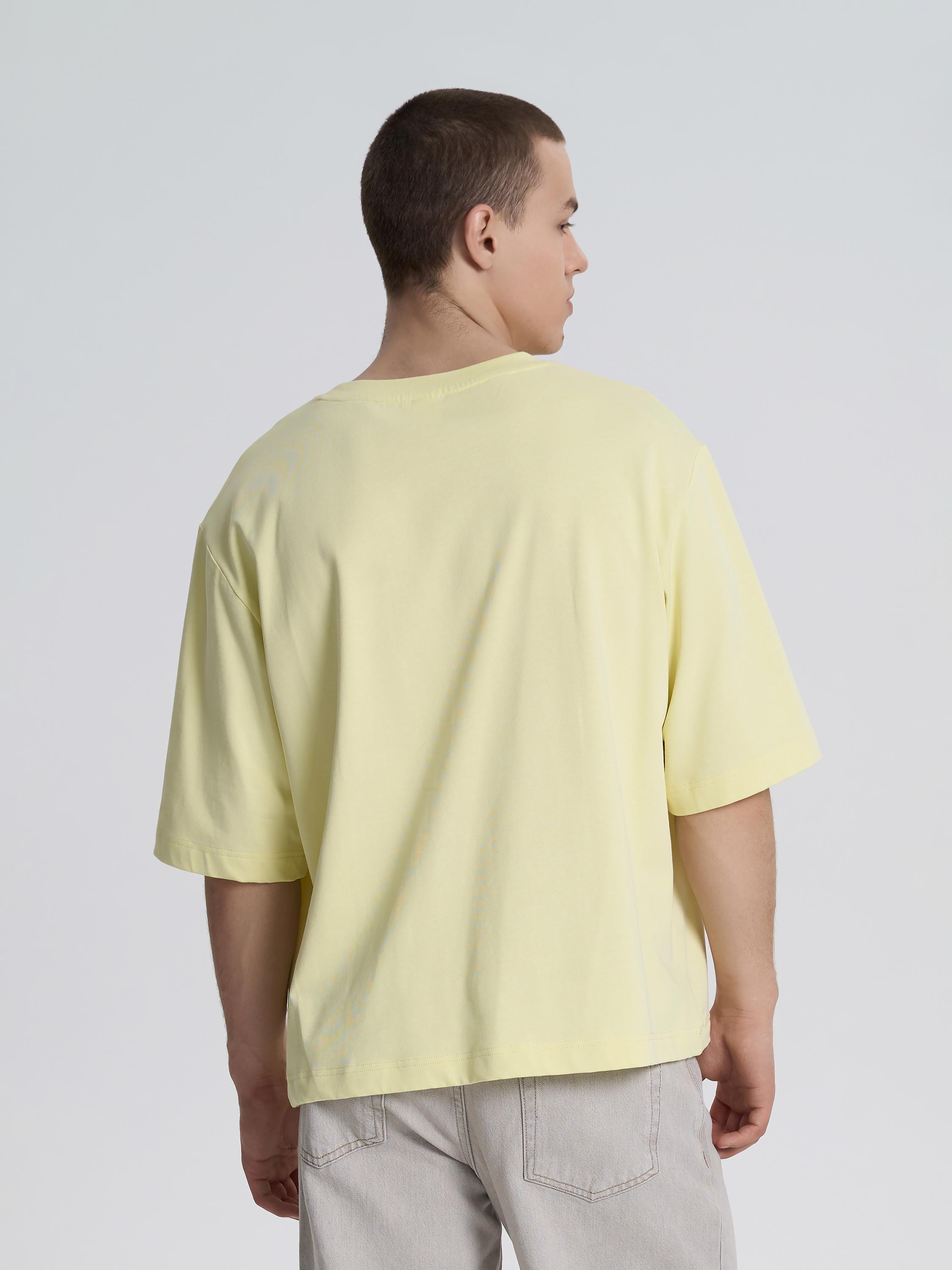 Футболка мужская с декоративной строчкой ROZA 240652 S Нежно-желтый (4824005723070) - фото 3 Футболка мужская с декоративной строчкой ROZA 240652 S Нежно-желтый (4824005723070) - фото 3
