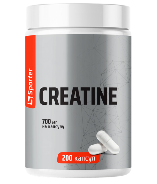 Креатин Sporter Monohydrate 200 капсул (2460976709)