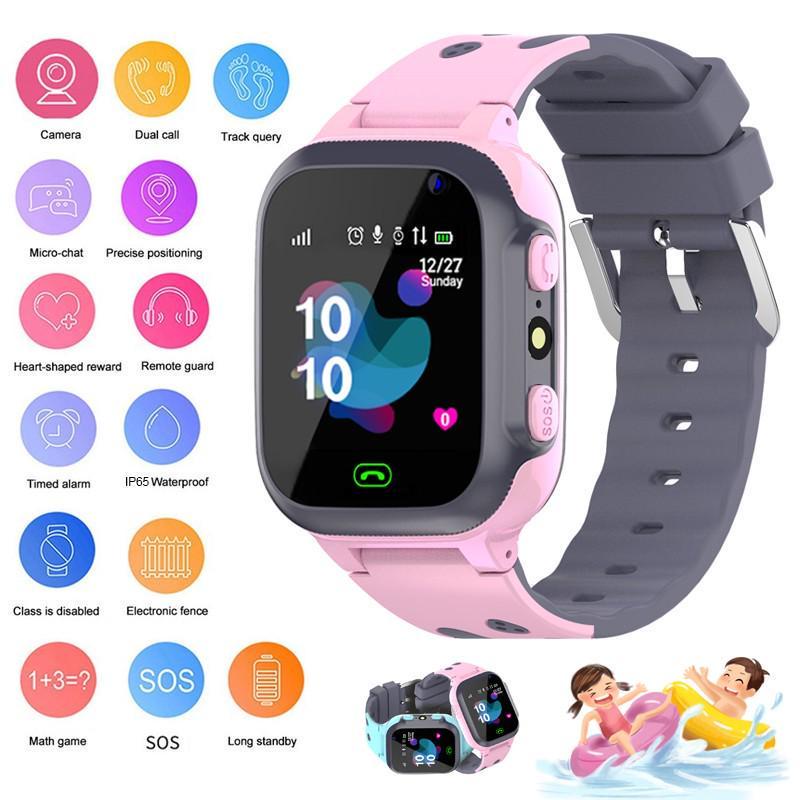 Смарт-часы детские Smart Watch S1 с видеозвонком GPS SIM-карта Pink (18582) - фото 2