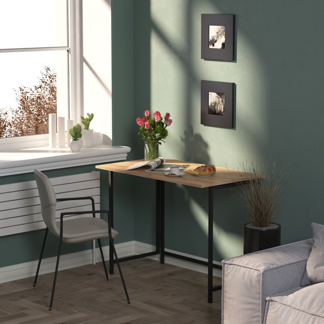 Обідній стіл трансформер Knap Knap Дуб крафт золотий (S201001004) - фото 3