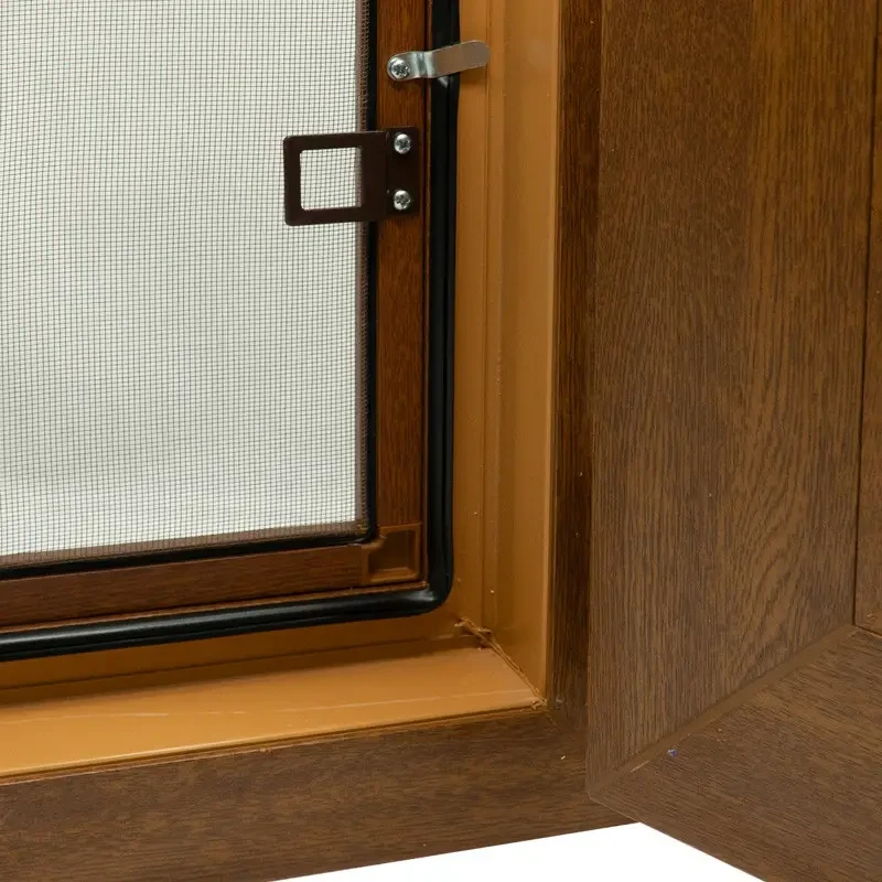 Москітна сітка з внутрішнім кріпленням для вікон/дверей на балкон Золотий дуб (2660393870) - фото 2