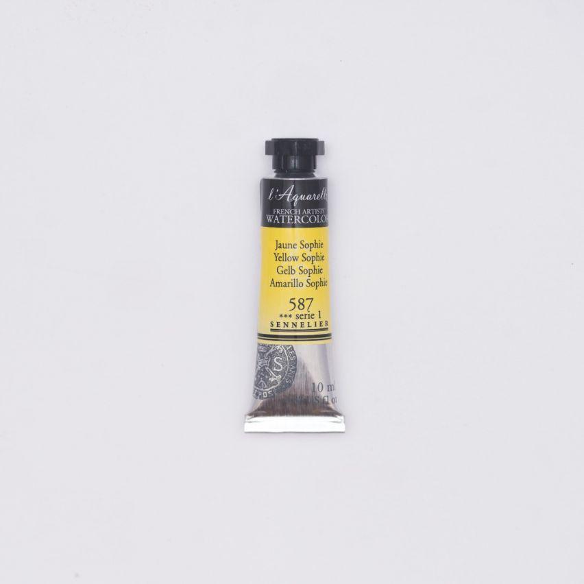 Акварель в тюбиках Sennelier L'Aquarelle S1 10 мл София Желтый