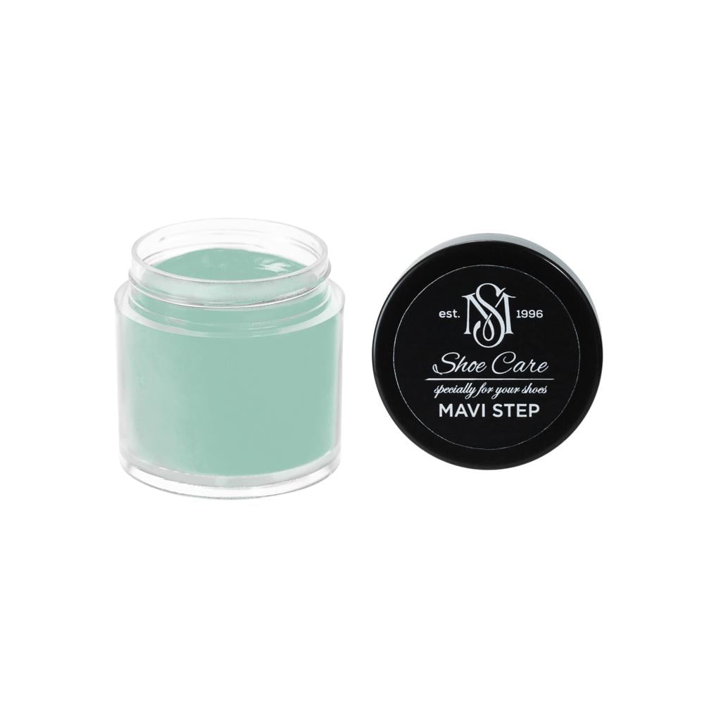 Крем для обуви из гладкой кожи MAVI STEP Custom 10 мл Зеленый с серебристым (2020-B90G) - фото 1 Крем для обуви из гладкой кожи MAVI STEP Custom 10 мл Зеленый с серебристым (2020-B90G) - фото 1