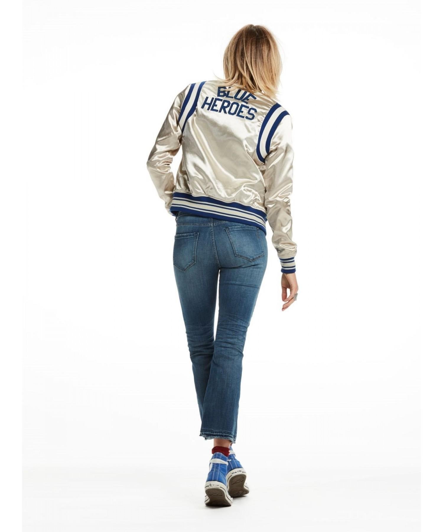 Бомбер жіночий Scotch & Soda M Сірий (138361b17) - фото 4 Бомбер жіночий Scotch & Soda M Сірий (138361b17) - фото 4