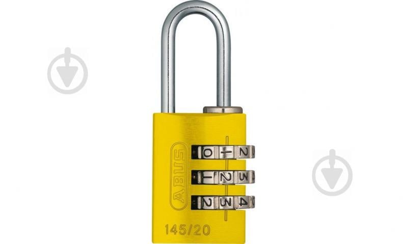 Замок навісний ABUS 145/20 Combination Lock Yellow (478475)