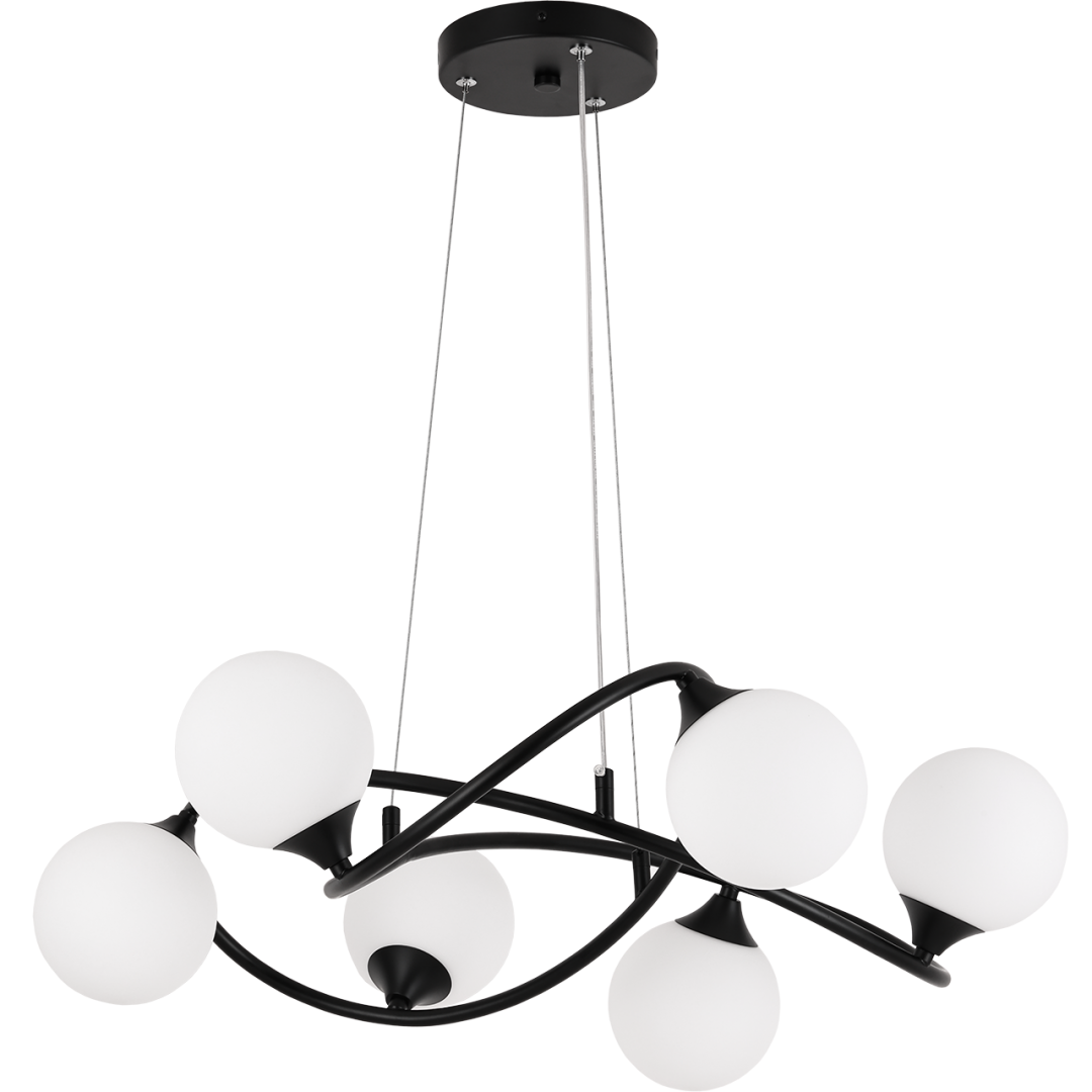 Люстра Loft Bälle PD 6 BK G9 max 6x40 W Черный (V6949663968118)