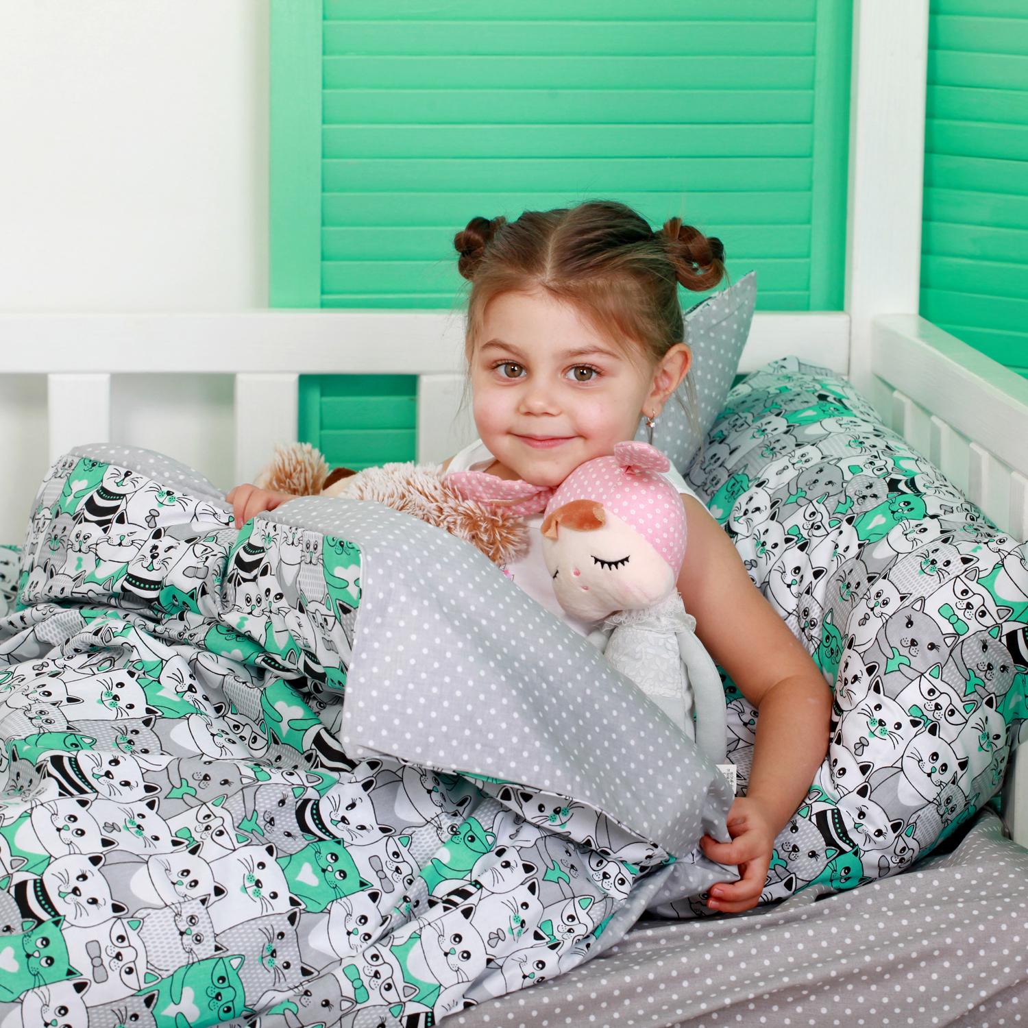 Простирадло полуторне Cosas Drop Grey 155х240 см (4822055072773) - фото 2