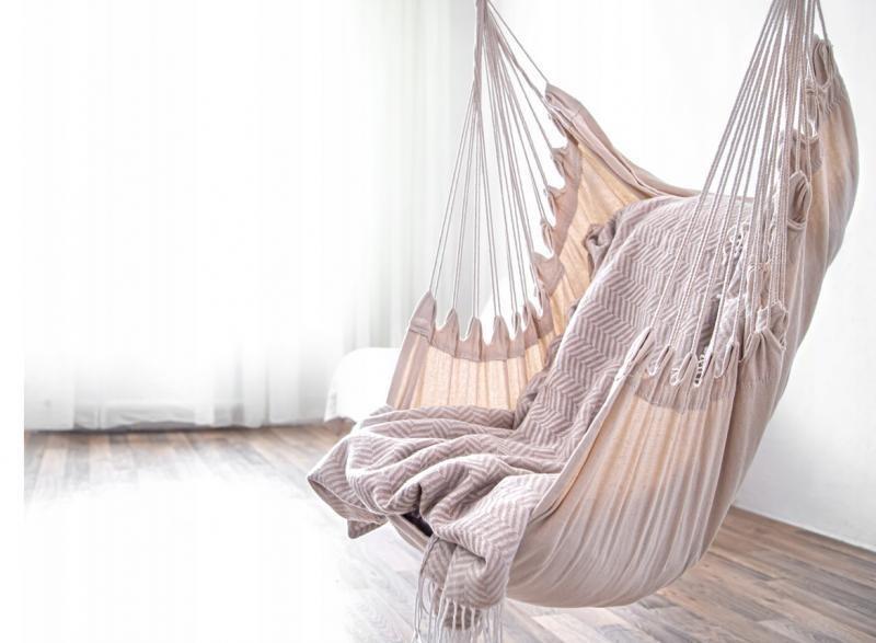 Кресло подвесное GardenLine к потолку Серый - фото 4