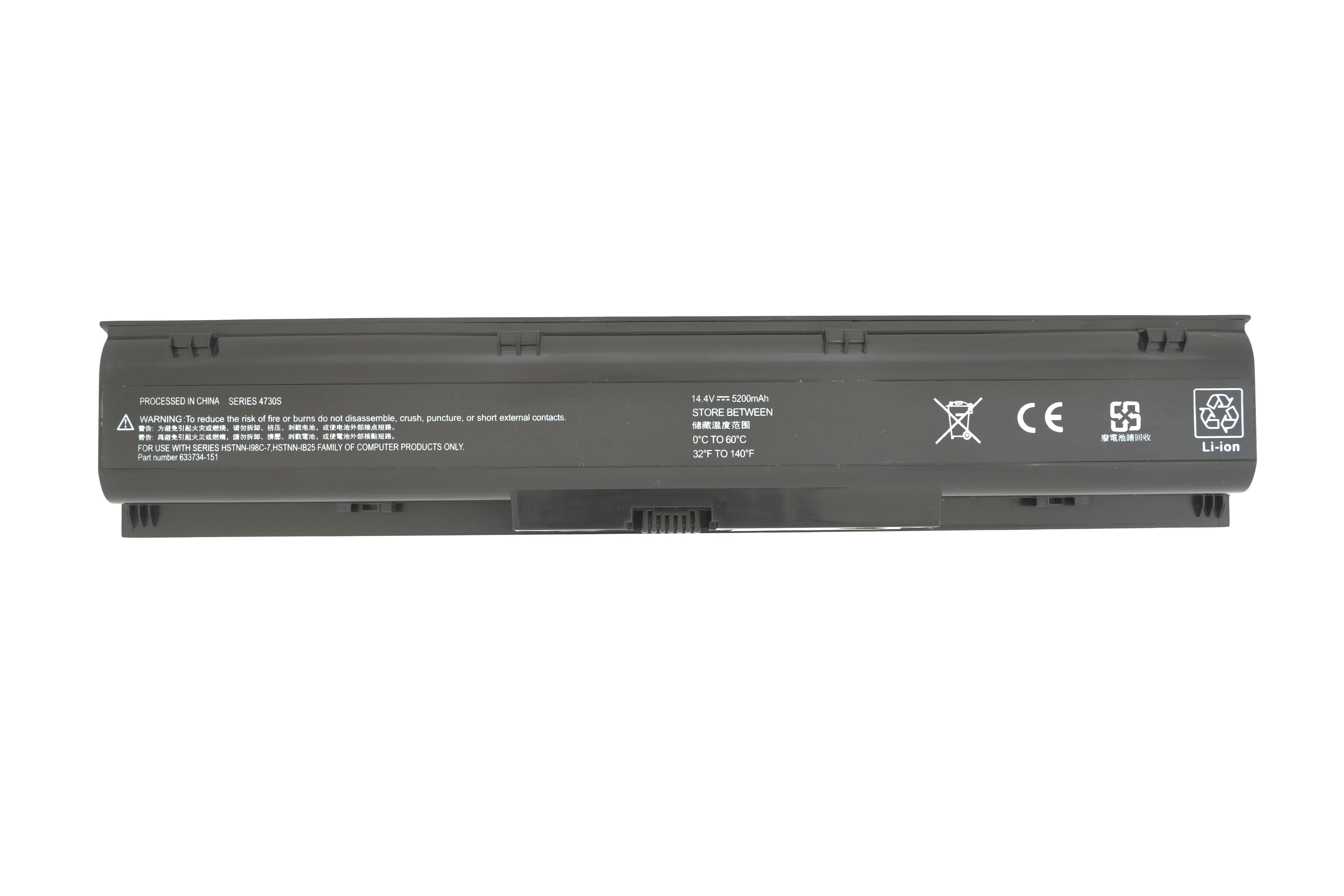 Акумулятор для ноутбука HP Compaq HSTNN-LB2S ProBook 4730s 14,4 V 5200 mAh (011370)