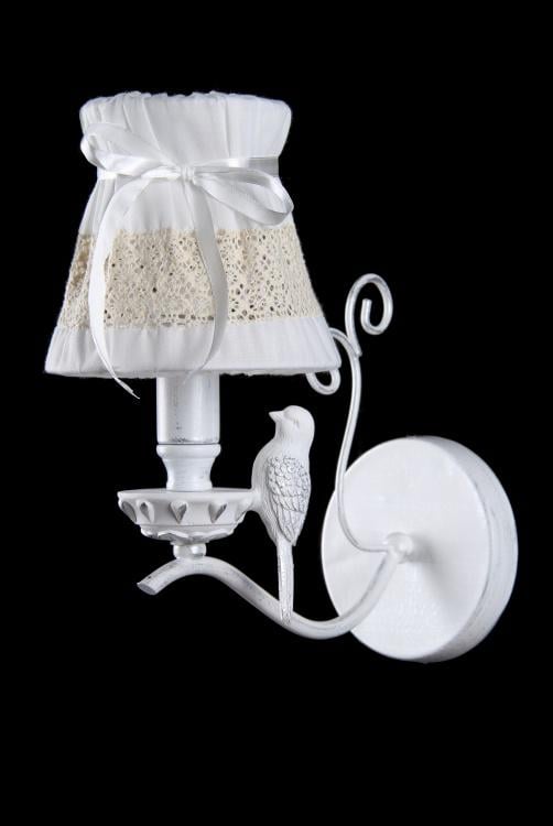 Бра свеча Ray B29370A/1W WT+SL (IR005154)