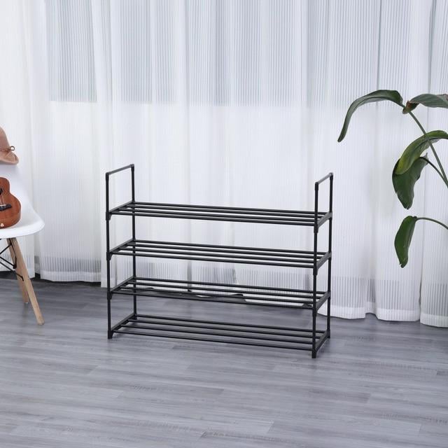 Полка для обуви 4-уровневая Bonro B37 Черный (2670148993) - фото 7
