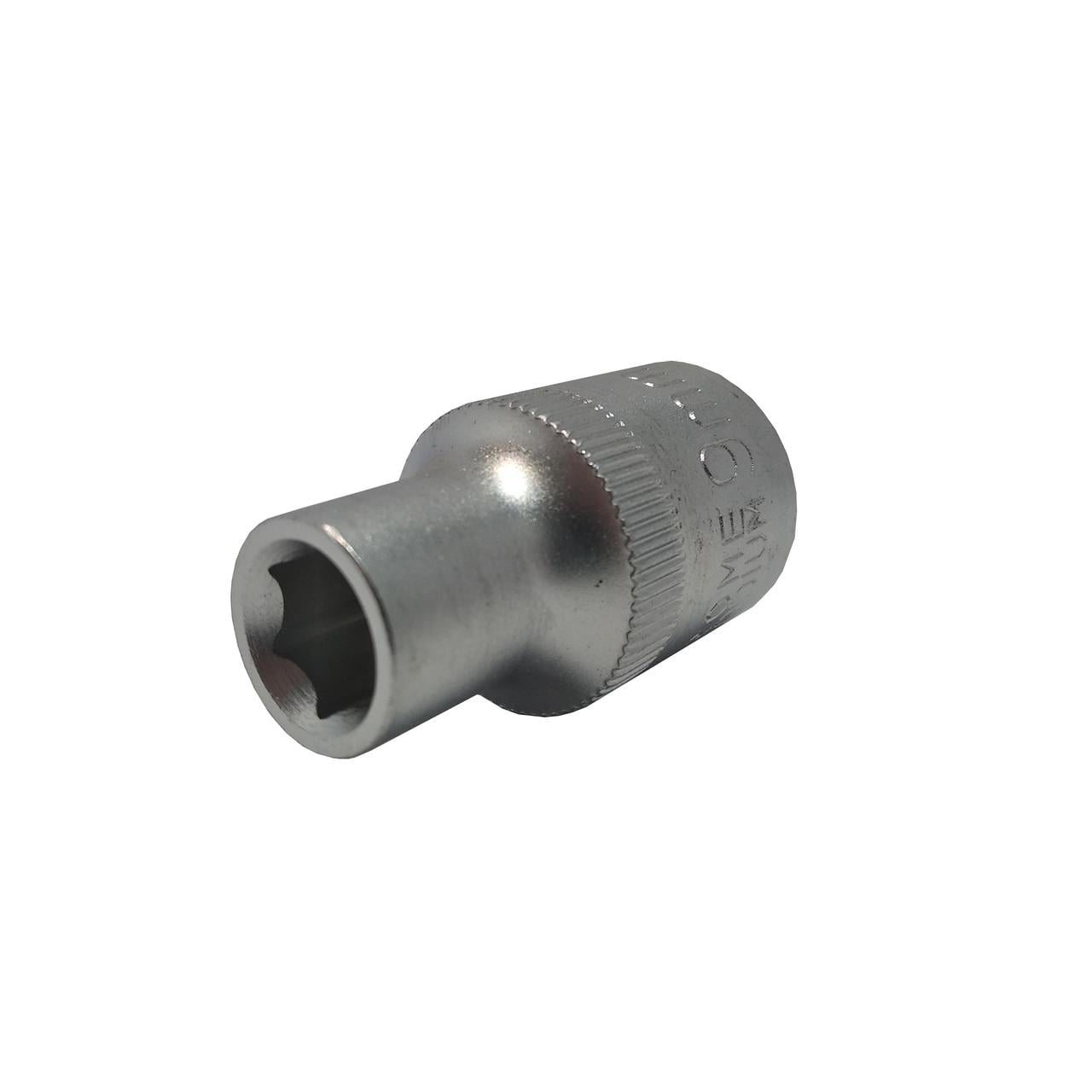 Головка шестигранна 9 мм квадрат 1/2" HORSAY Hard із хромванадієвої сталі 50BV30