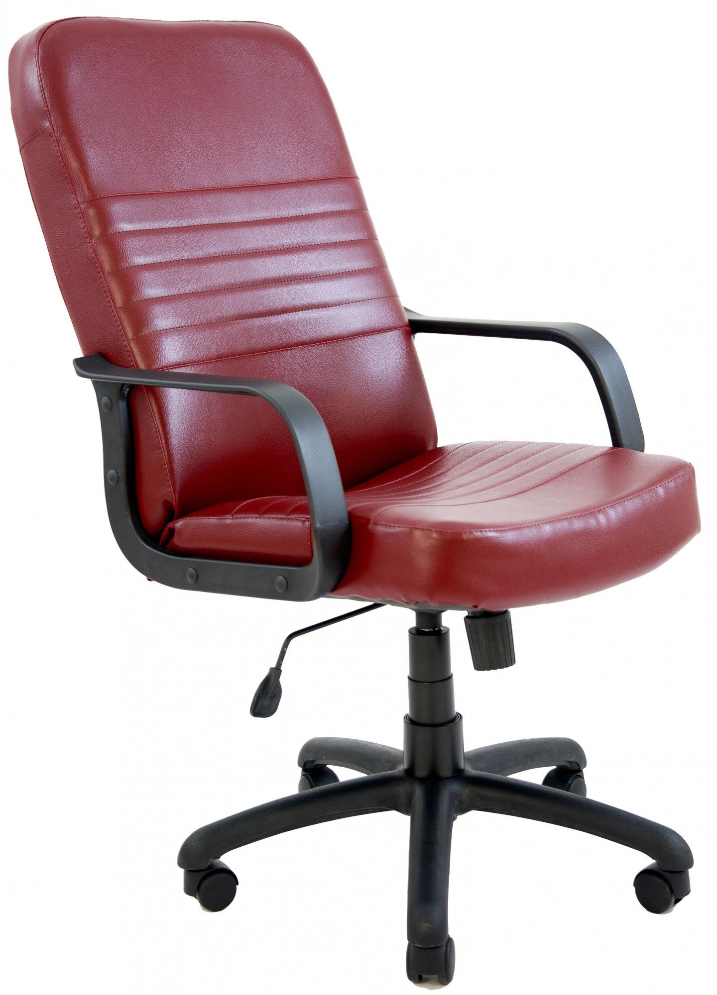 Офісне крісло керівника Richman Пріус Zeus Deluxe М2 AnyFix Бордовий (6013ee39ee03ef61f515df16)