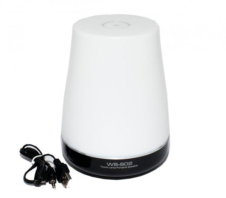 Портативная колонка XPRO WS-S02 10 Вт USB/AUX/FM/Bluetooth Белый (lp-30023)