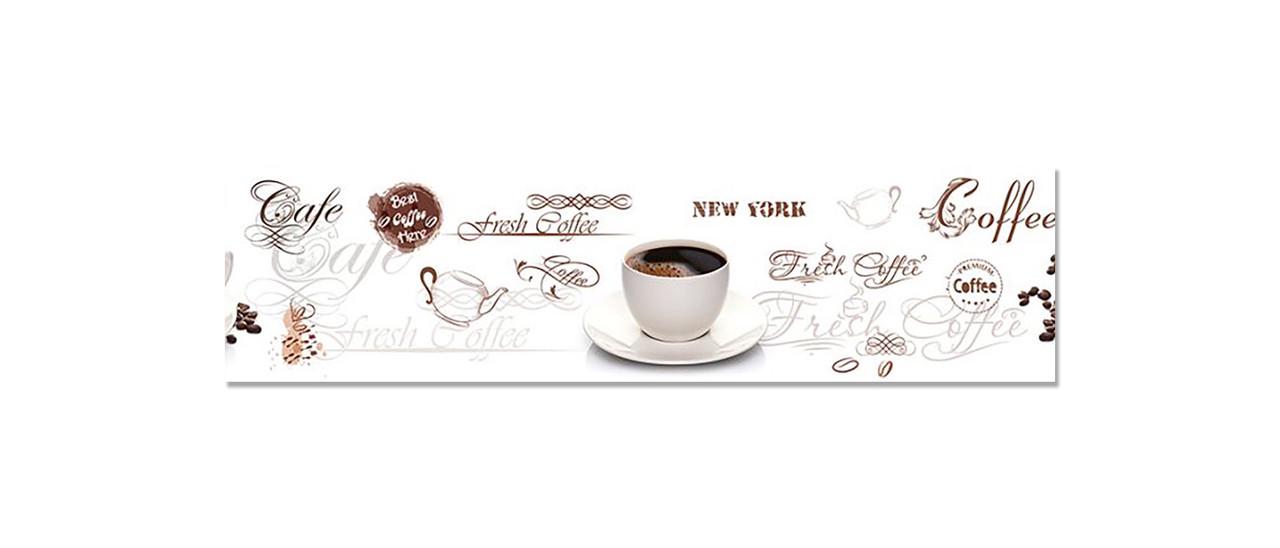 Наклейка виниловая на кухню Zatarga Кофе с пенкой 650х2500 мм (1294193586)