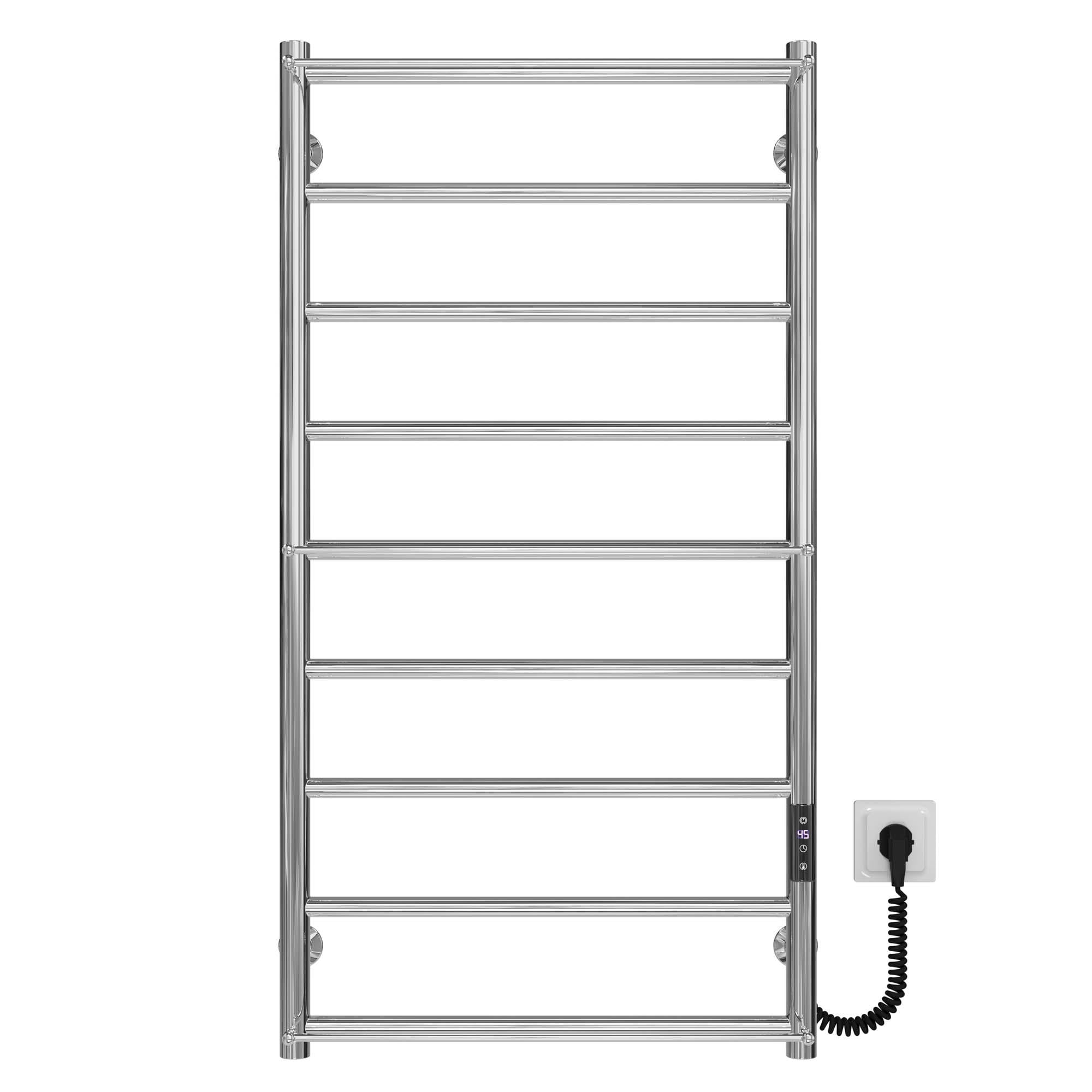 Полотенцесушитель электрический Deffi Ladder П9 JD03 нержавеющая сталь 500х1000 мм Хром (C.LK.100.50.9.ECR1)