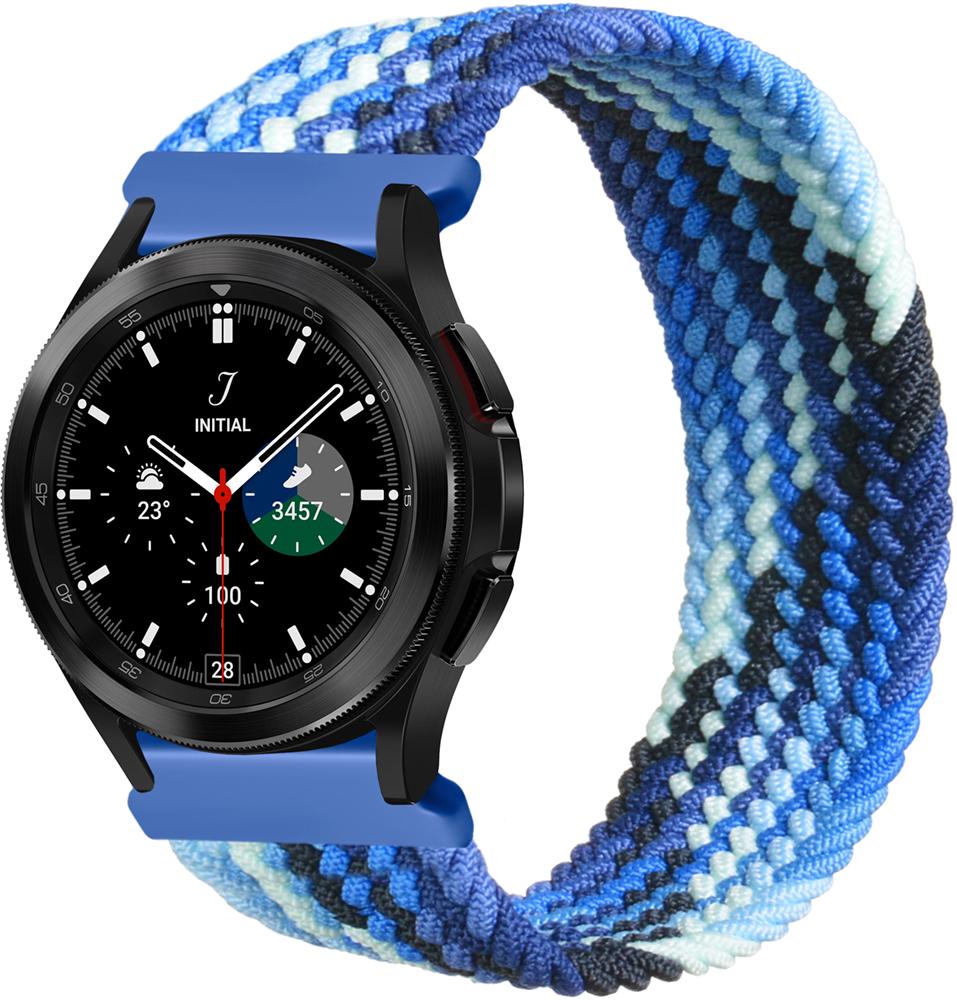 Ремешок Solo Loop Multi для Galaxy Watch 4 Classic 46 мм (145 мм) Blue White (26285-62)