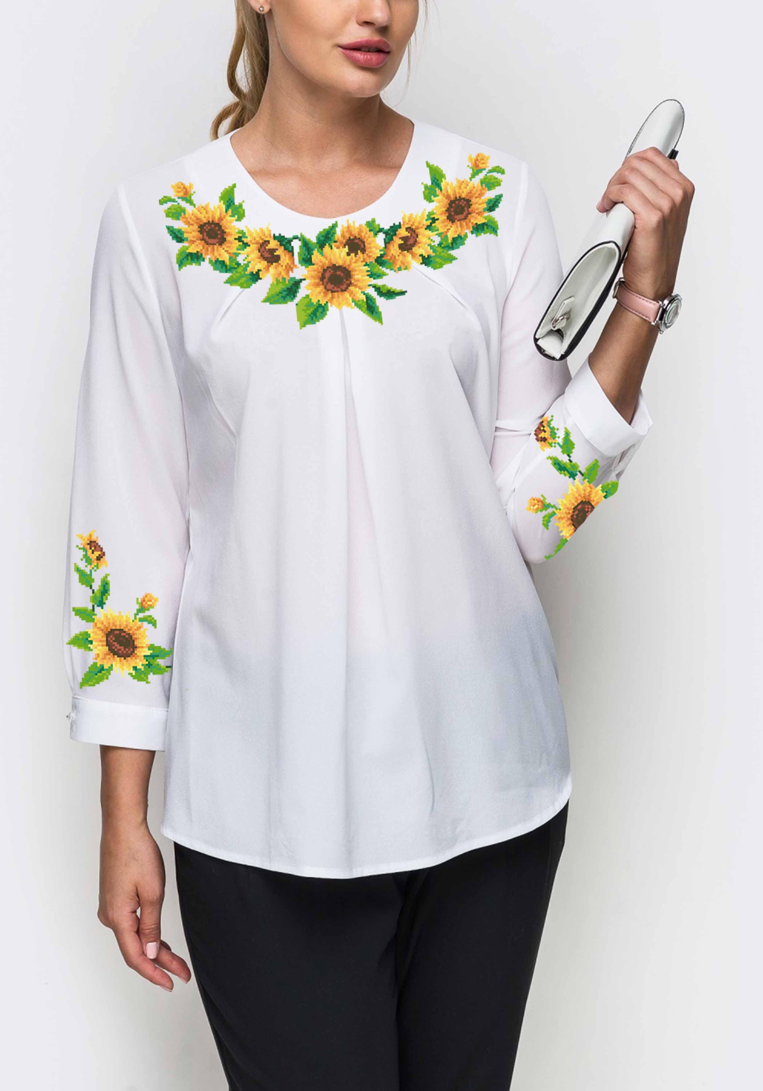 Заготовка для вышивки нитками/бисером габардин (СЖГ-117)