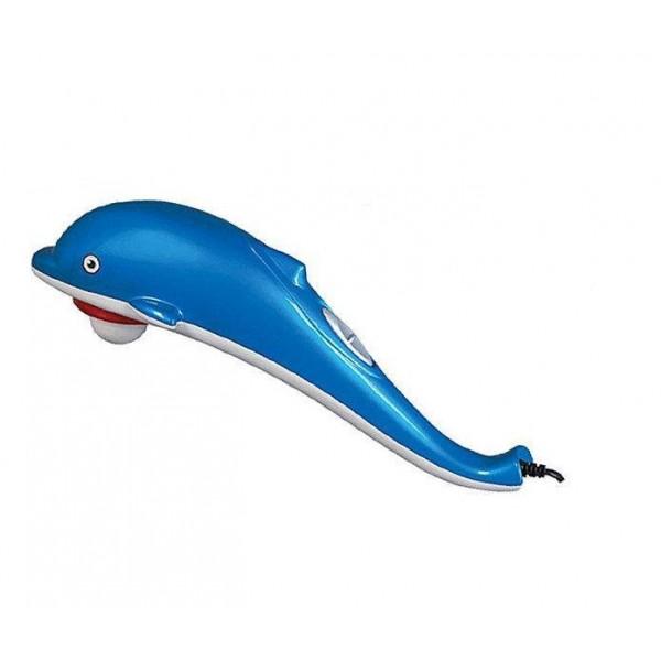 Инфракрасный ручной массажер Dolphin massager JT-889-blue. Вибромассажер для тела, рук и ног большой дельфин. - фото 3