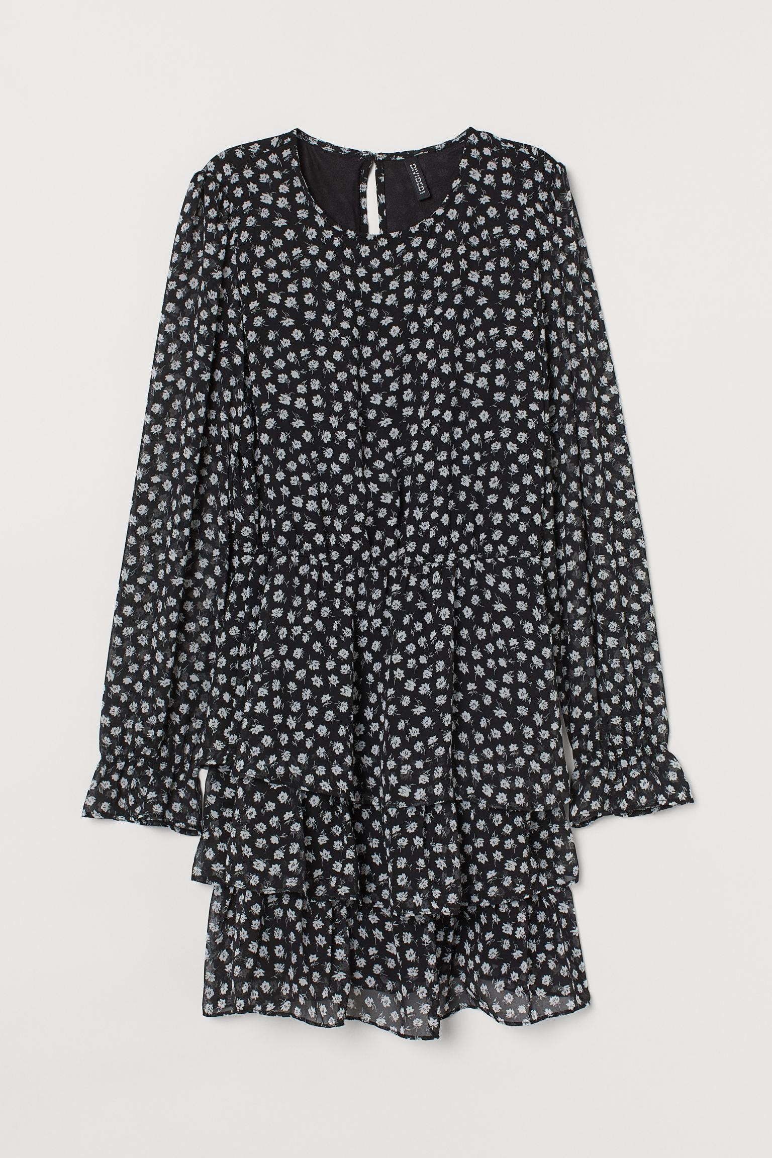 Сукня H&M Квіти р. 36 Чорний (1702863665)
