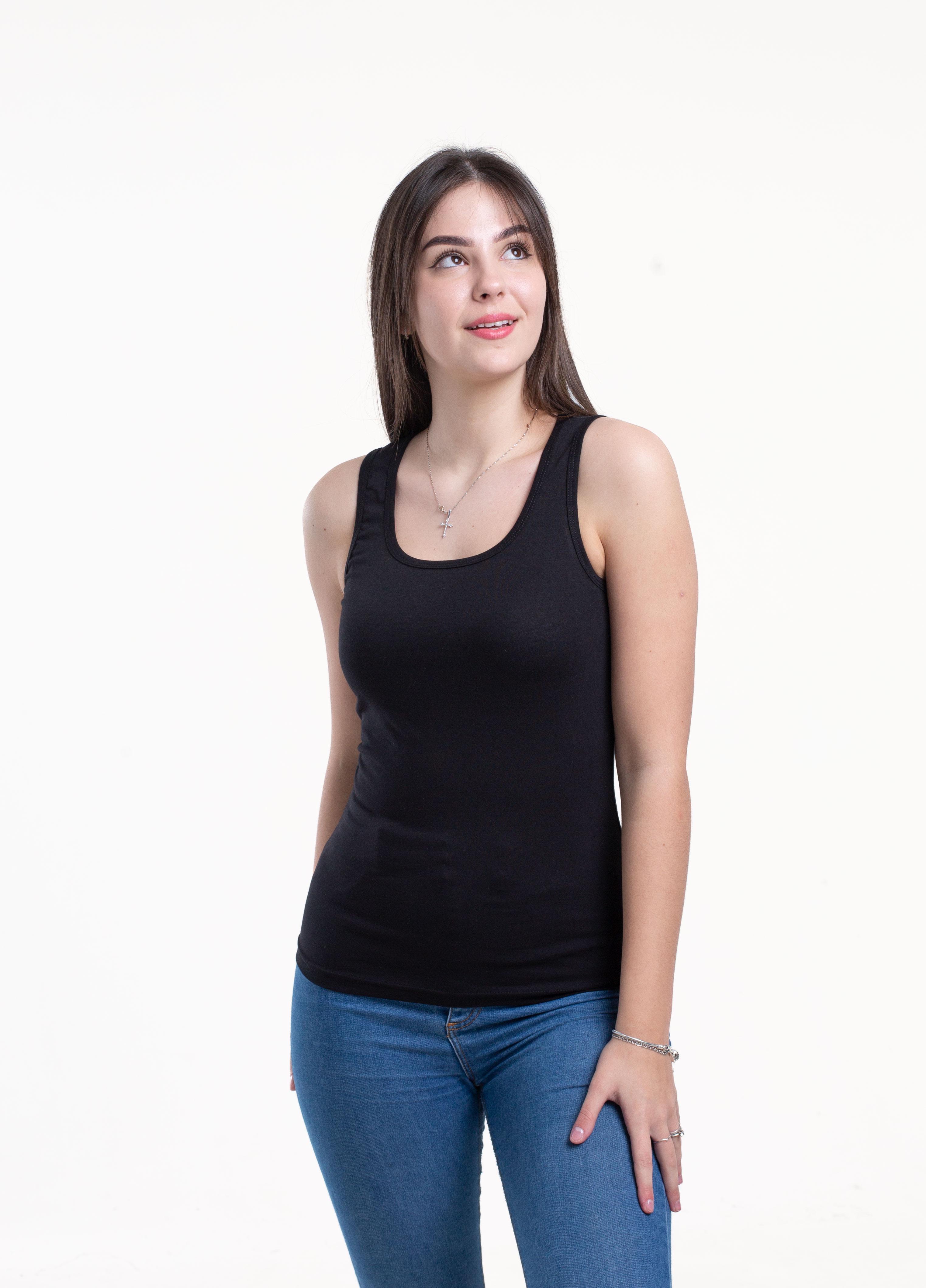 Майка женская Наталюкс M Черный (4121323290931) - фото 2 Майка женская Наталюкс M Черный (4121323290931) - фото 2