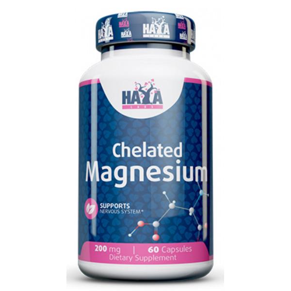 Магний Haya Labs Chelated Magnesium 200 mg 60 капсул Магний Haya Labs Chelated Magnesium 200 mg 60 капсул