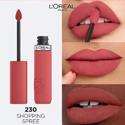 Помада губная жидкая матовая L'Orеal Paris Infaillible Matte Resistance 230 Shopping Spree 5 мл (2519323667) - фото 4 Помада губная жидкая матовая L'Orеal Paris Infaillible Matte Resistance 230 Shopping Spree 5 мл (2519323667) - фото 4