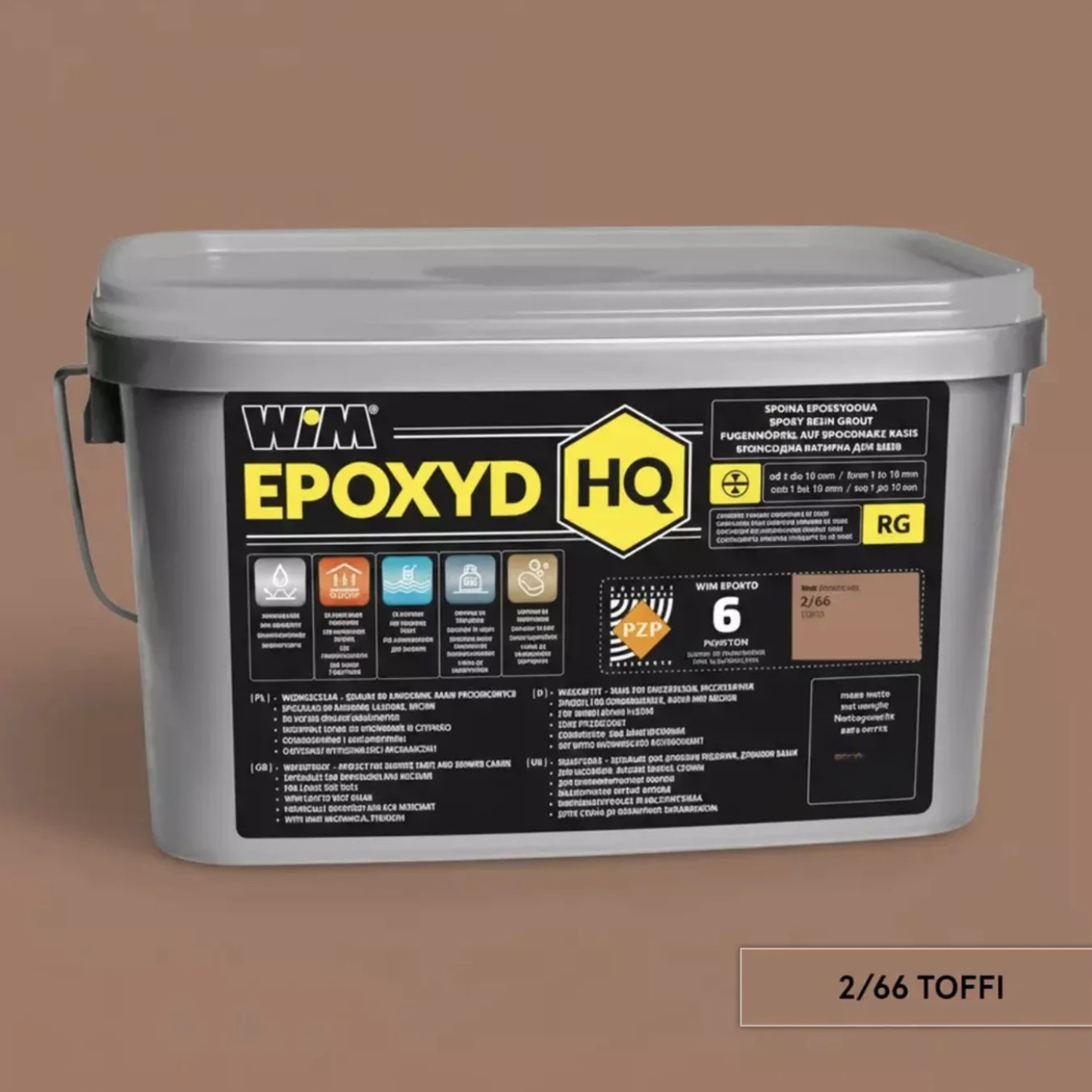 Эпоксидная затирка WIM Epoxyd HQ 2/66 тоффи 1 кг (2/66-1 HQ)