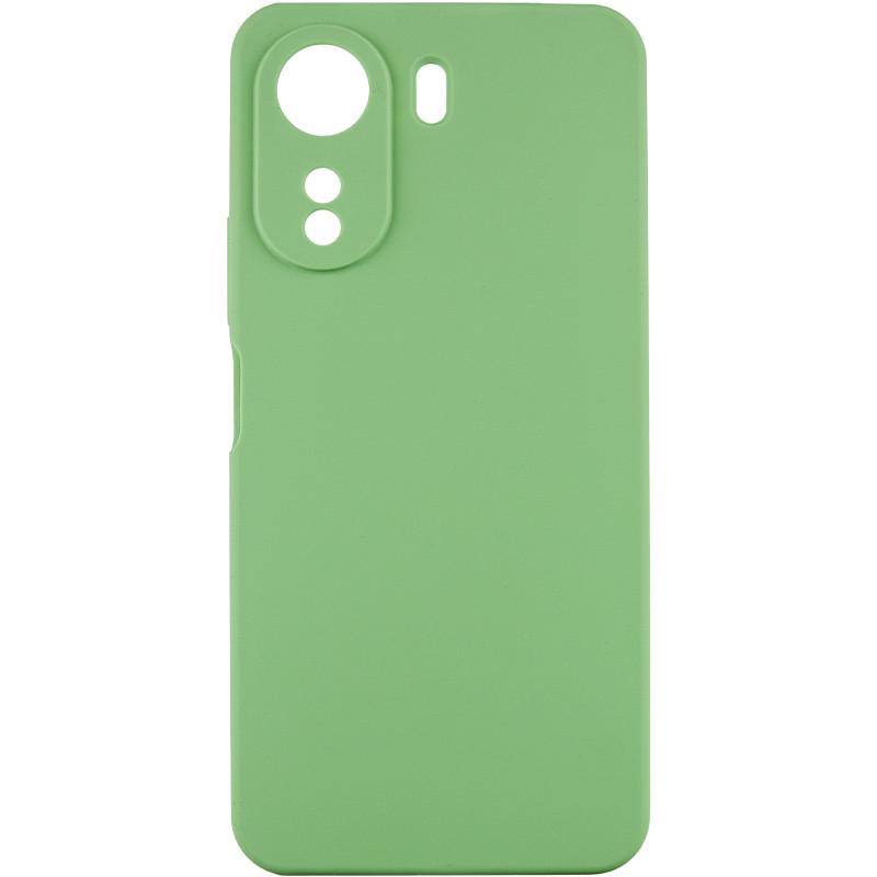 Протиударний чохол Silicone Cover Lakshmi Full Camera (AAA) для Xiaomi Redmi 13C / Poco C65 Мятний / MINT