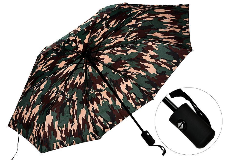 Зонтик-автомат складной Military 8 спиц купол 110 см Brown (28587924) - фото 4 Зонтик-автомат складной Military 8 спиц купол 110 см Brown (28587924) - фото 4