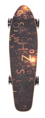 Лонгборд Bambi 22 со светом LB21002 Brown (27437746)