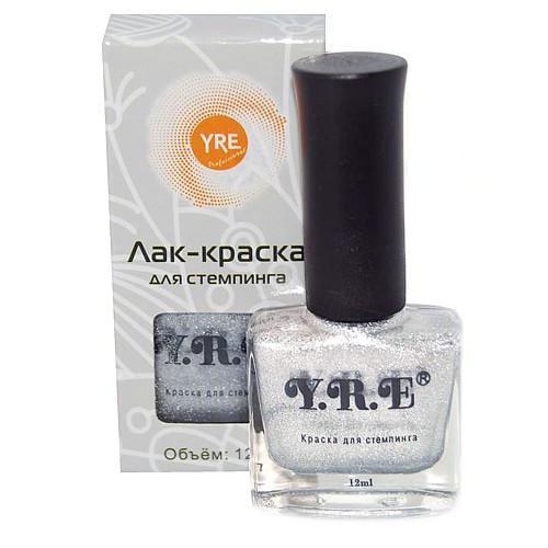 Лак-фарба для стемпінгу YRE Срібний (1160159955)