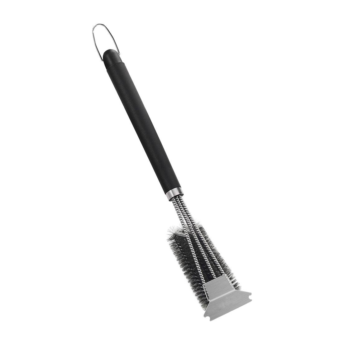 Щетка-скребок 2в1 для чистки решетки гриля/ духовки/барбекю и посуды (STKGRL-1354)