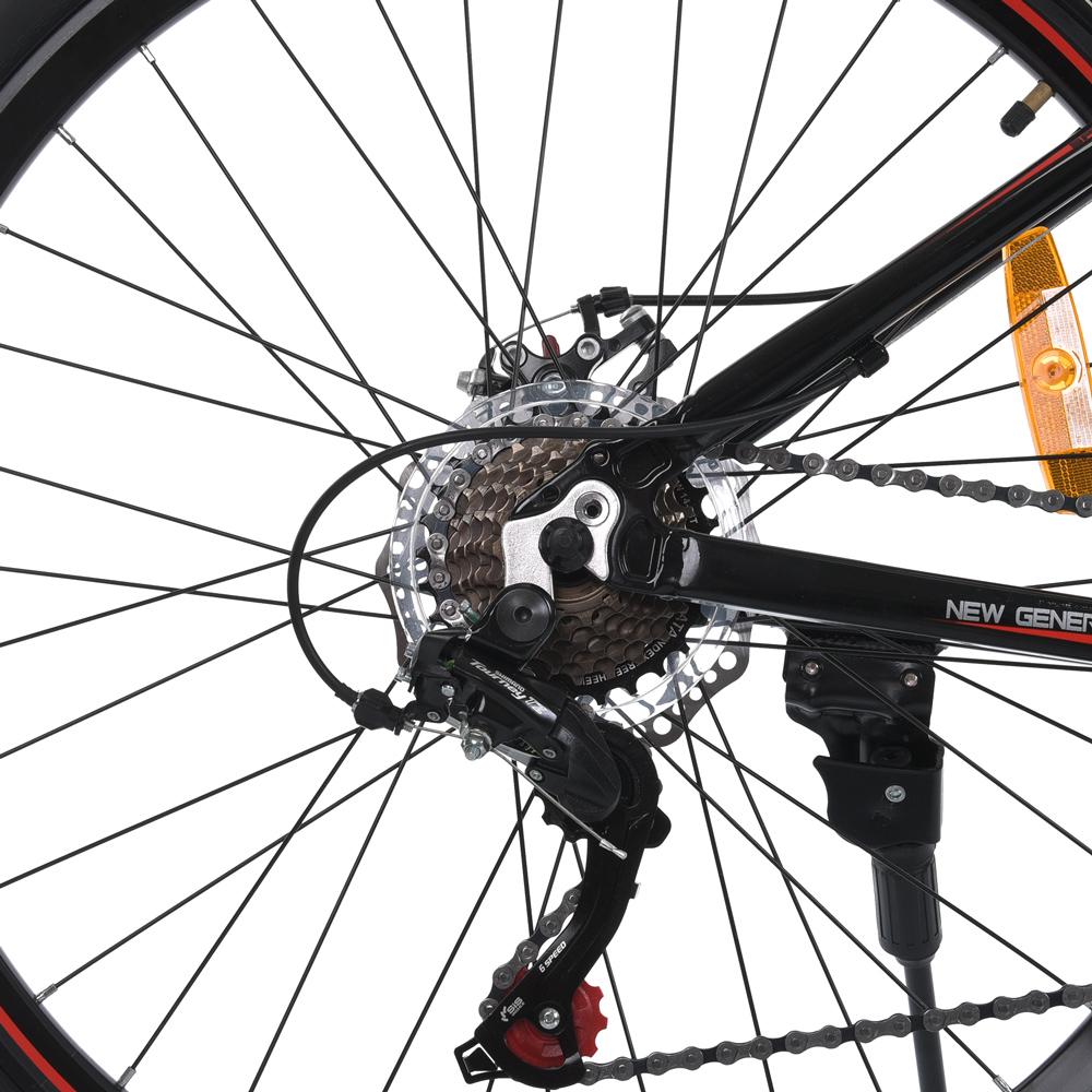 Велосипед для активного отдыха MTB2602 26" Shimano и амортизированным седлом Черно-красный (25157464) - фото 10 Велосипед для активного отдыха MTB2602 26" Shimano и амортизированным седлом Черно-красный (25157464) - фото 10