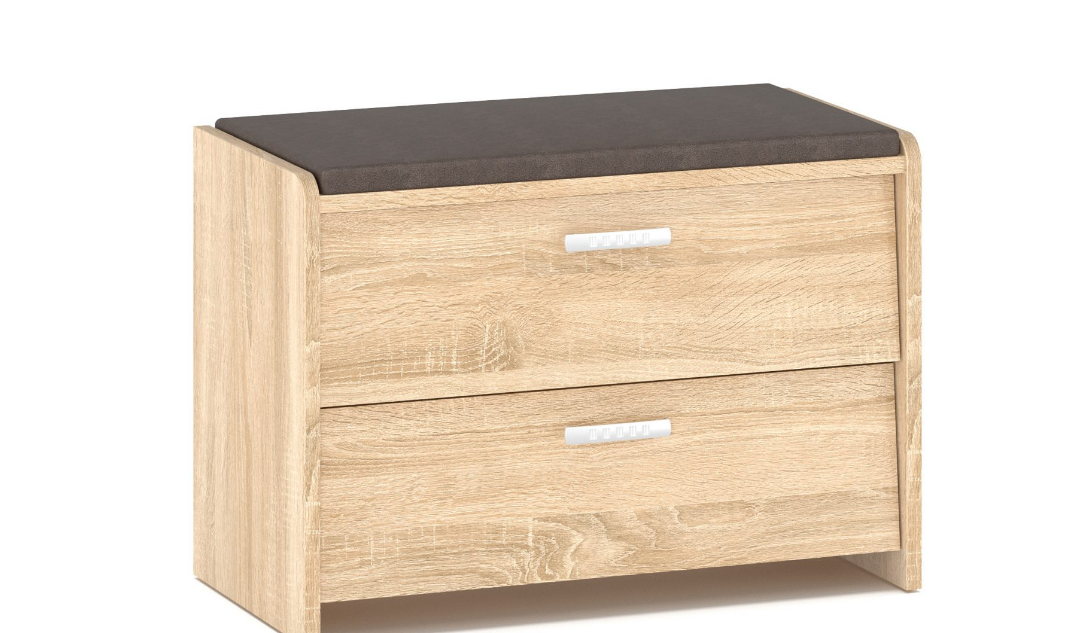 Тумба для взуття Mebel Service Комфорт-1 69,6х35х48,8 см Дуб сомоа (23526845)