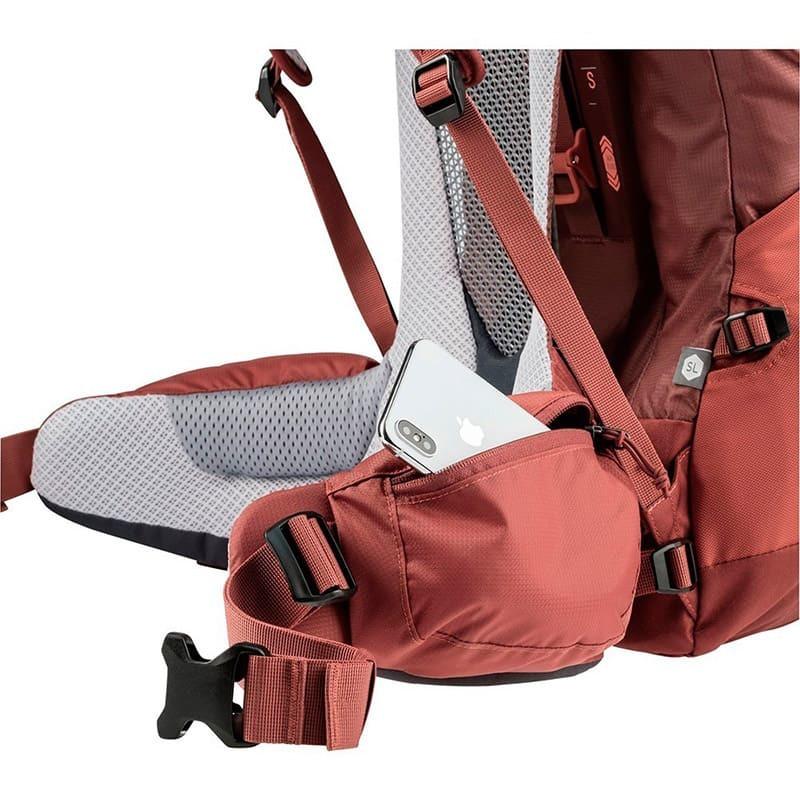 Рюкзак туристичний Deuter Futura Air Trek 55+10 л Redwood/Lava (3402221 5574) - фото 8