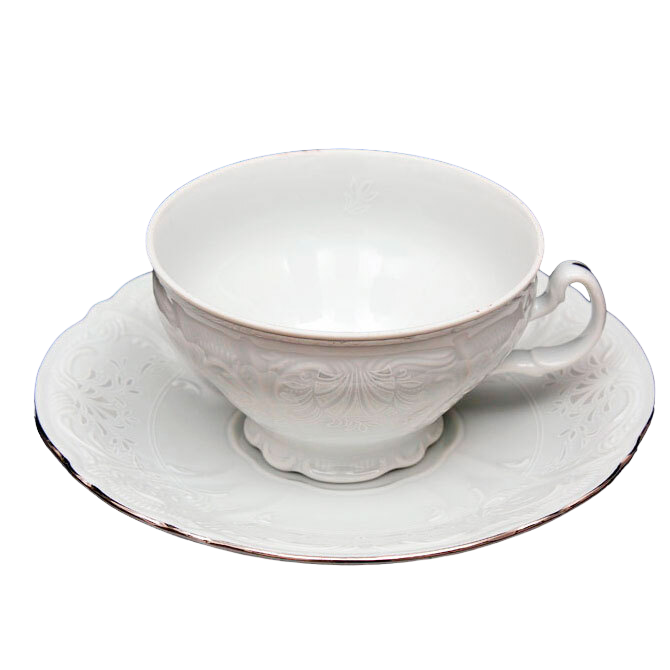 Набор чашек с блюдцами Thun Bernadotte 00000005587 205 мл 12 пр./6 п.