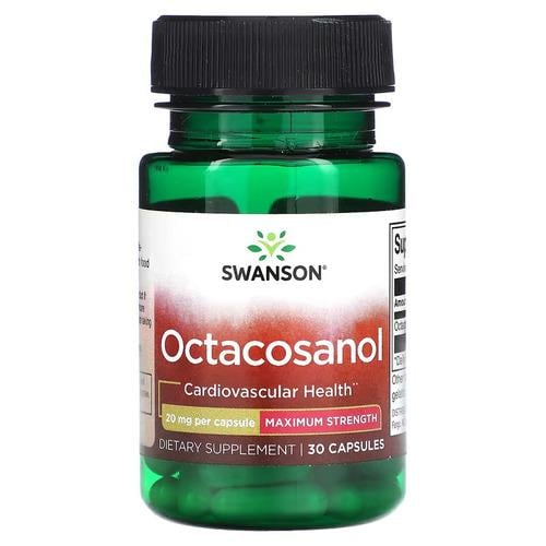 Комплекс Swanson Octacosanol 20 мг 30 капс. (SWU388)