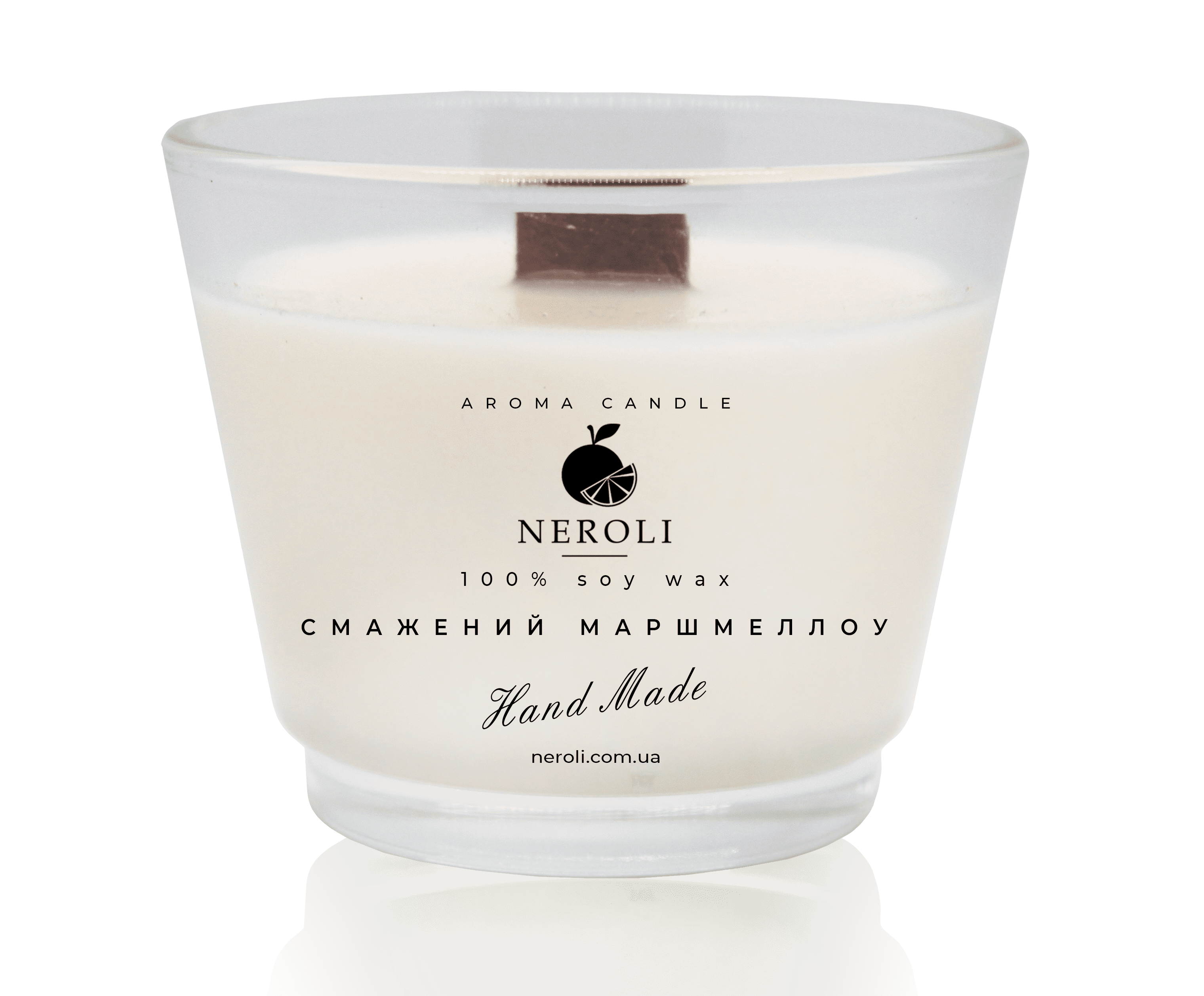 Аромасвеча соевая NEROLI Жареный Маршмеллоу Crystal Grace 100 мл