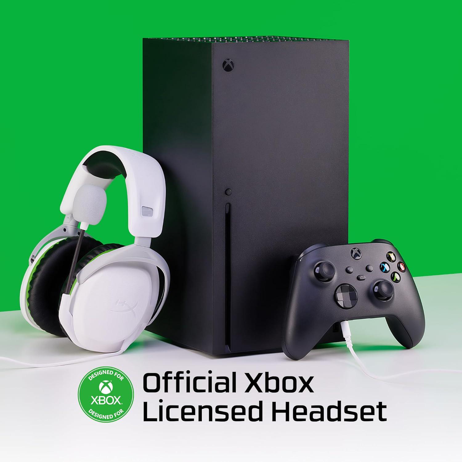 Навушники HyperX Cloud Stinger 2 для Xbox з мікрофоном mini-jack 2 м Біло-зелений (619126) - фото 2