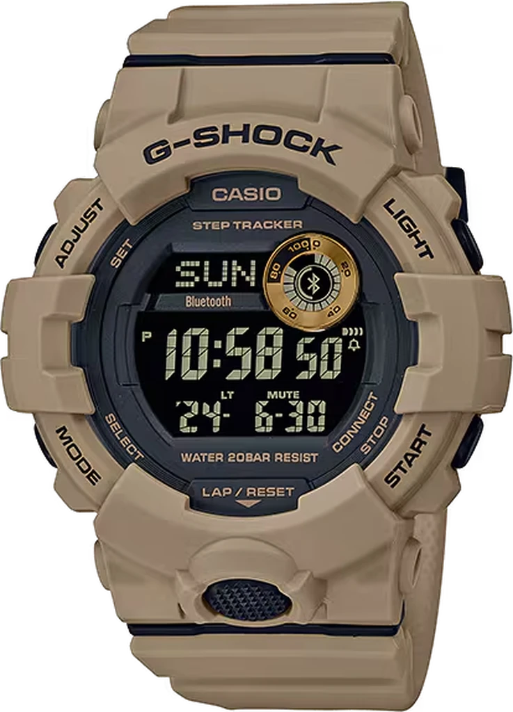 Наручные часы мужские Casio G-Shock GBD-800UC-5ER ударопрочные с водозащитой 200 м и подсветкой (3099577893)