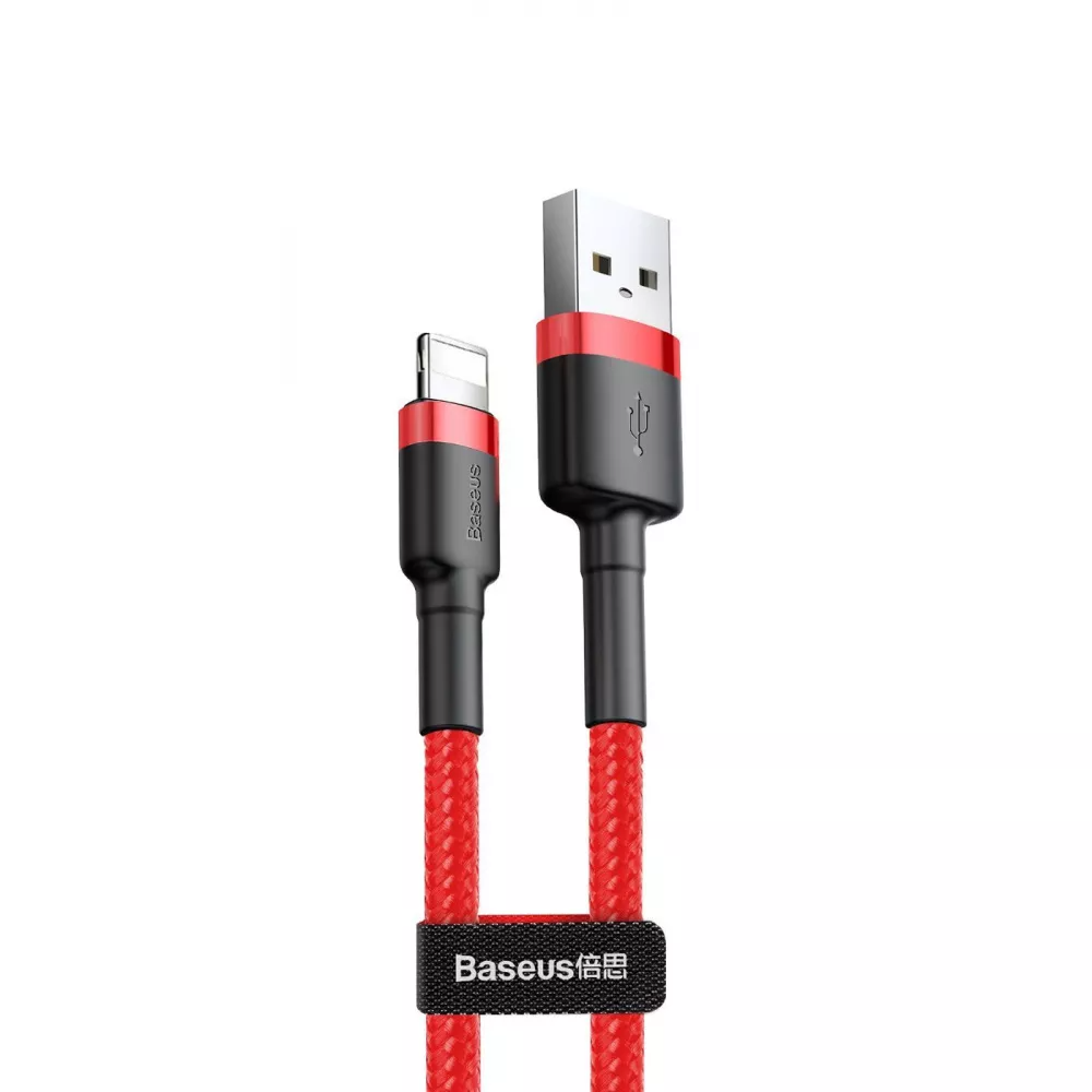 Кабель BASEUS CALKLF-A19 Cafule Lightning USB 0,5 м Red (11878919)