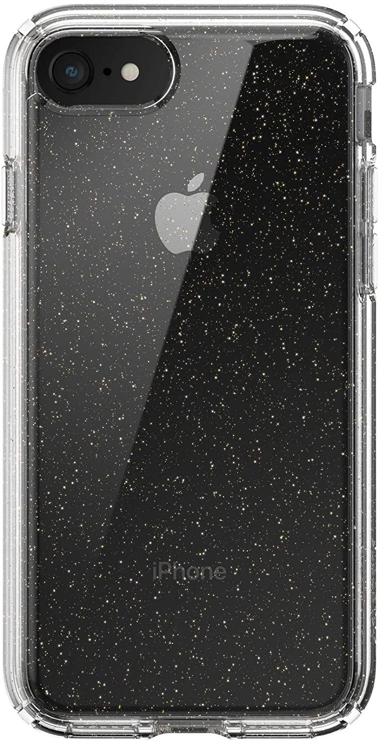 Чехол противоударный прозрачный с блестками Speck Presidio Clear 136213-5636 для iPhone 7/8/SE 2020 Clear Glitter