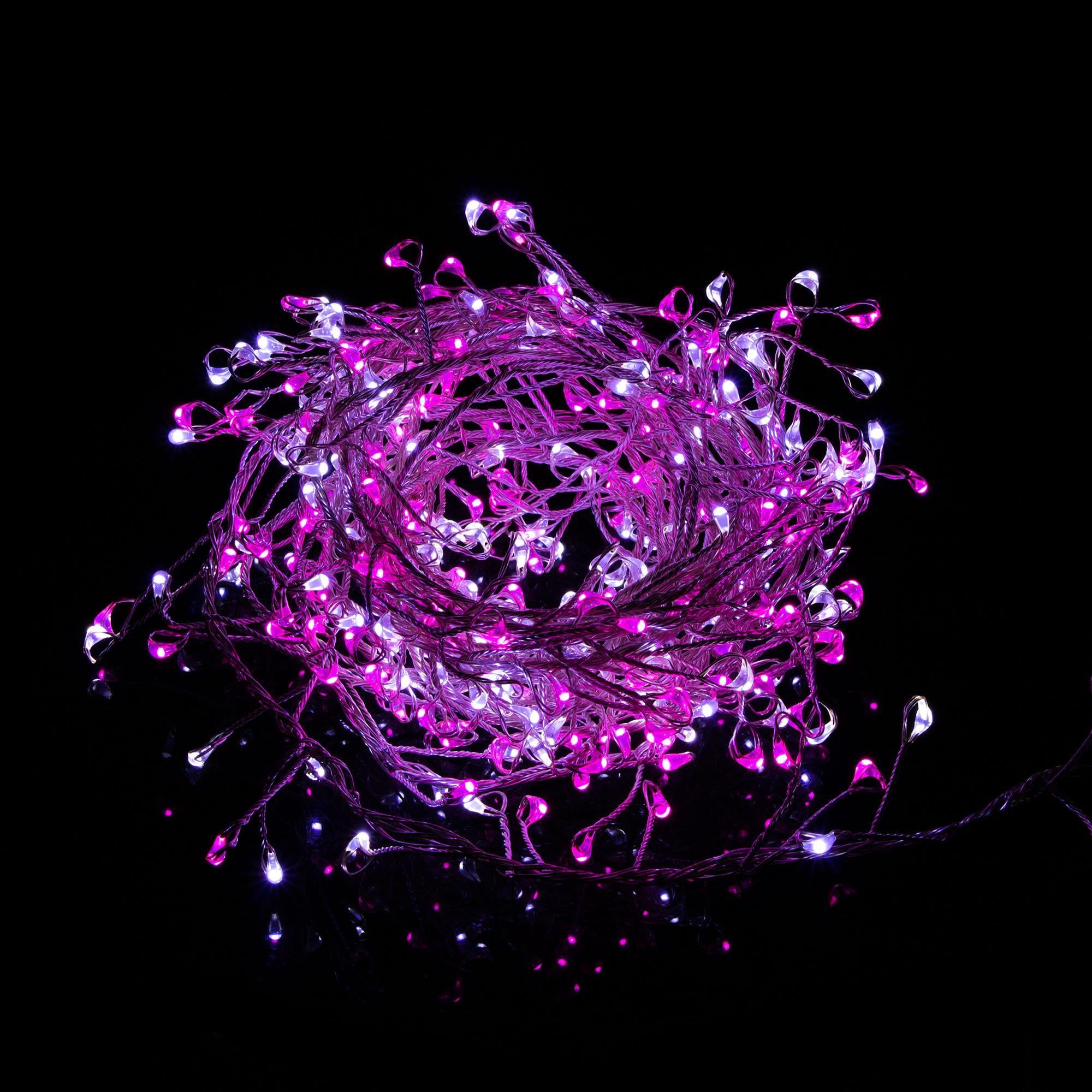 Гирлянда Springos 3 м 300 LED CL0091 Cold White/Pink (3329)