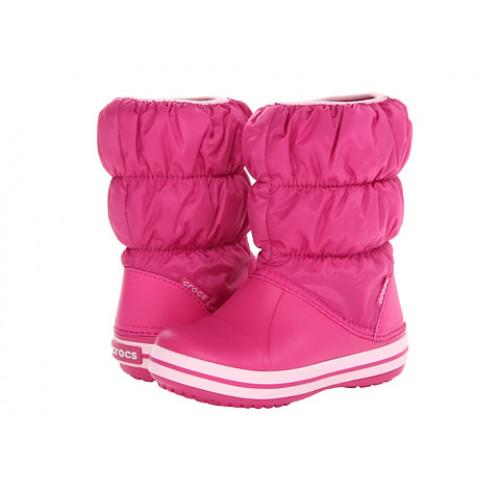 Чоботи дитячі зимові Crocs Winter Puff р. 30-31 Candy Pink (14439252)