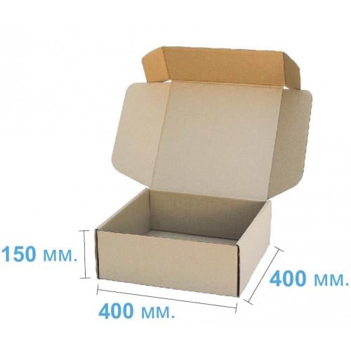 Коробка 400х400х150 Бурый (176) - фото 2