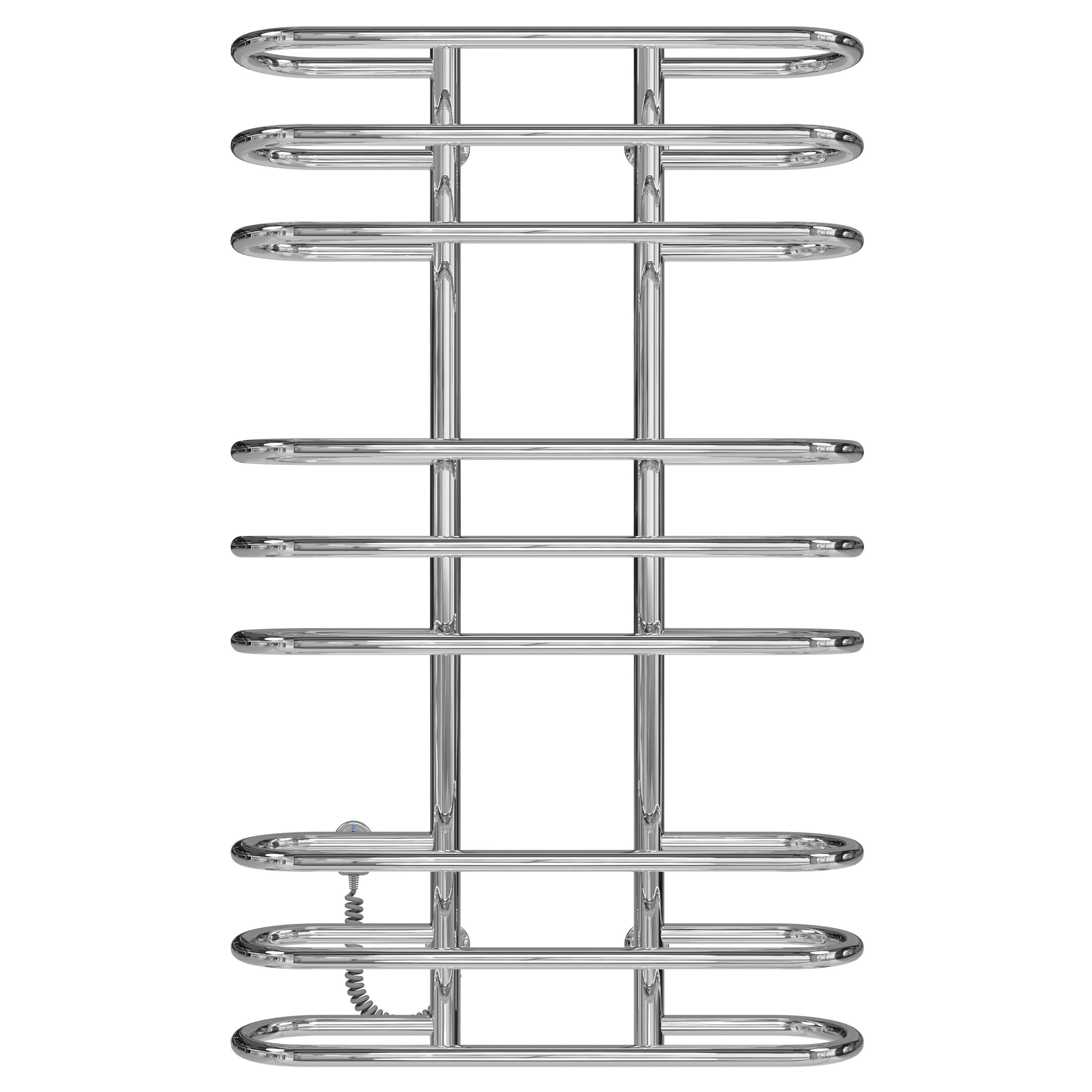 Полотенцесушитель электрический Deffi Британика П9 EF16 левое подключение нержавеющая сталь 600х1000 мм Хром (C.BR.100.60.9.ECL5)