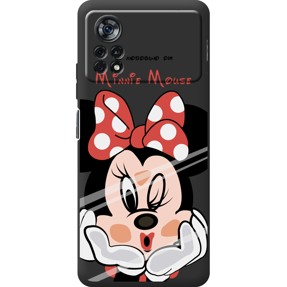 Чехол BoxFace Xiaomi Poco X4 Pro 5G Lady M Черный силикон (44305-cc59-44306)